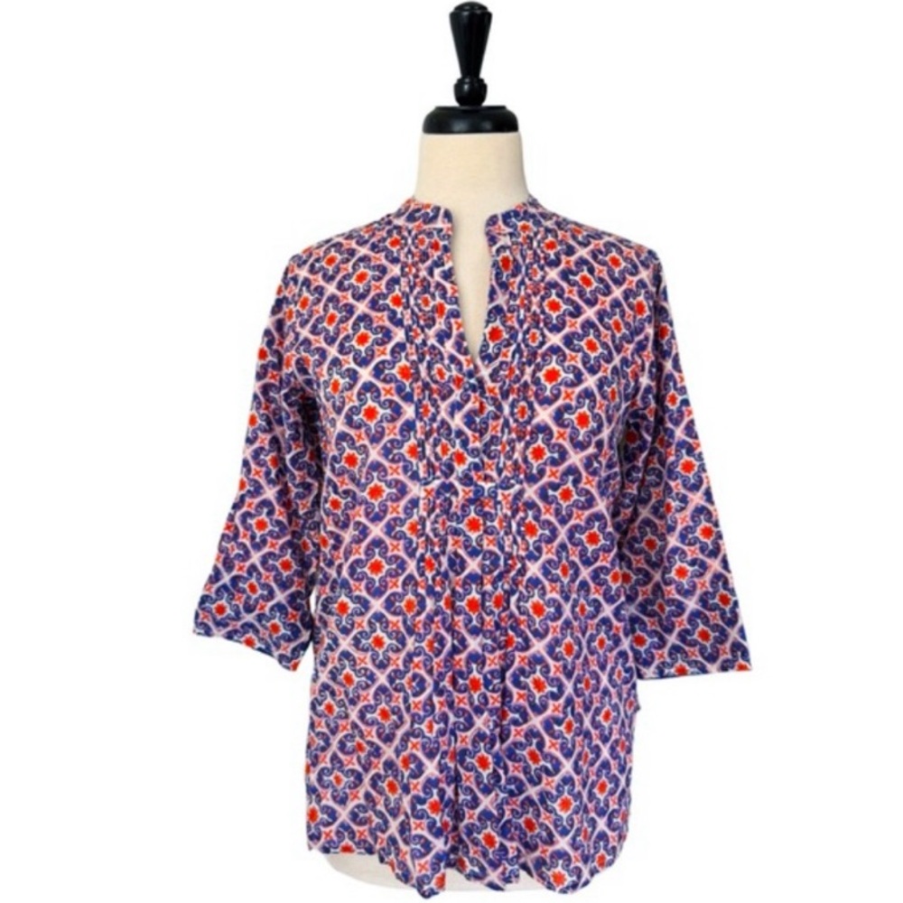 Roberta Roller Rabbit Geometric Print Tunic - Picture 2 of 6